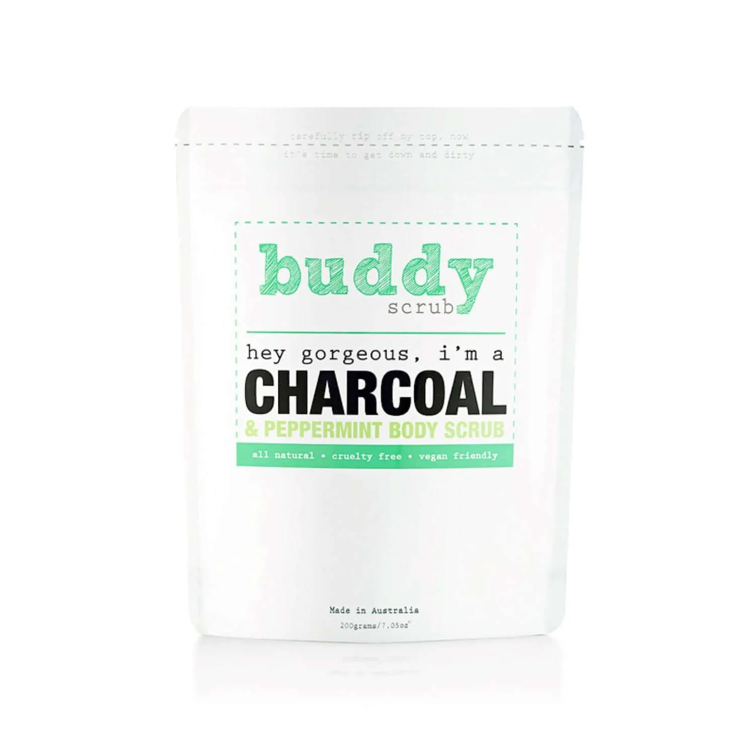 Activated Charcoal & Peppermint Body Scrub