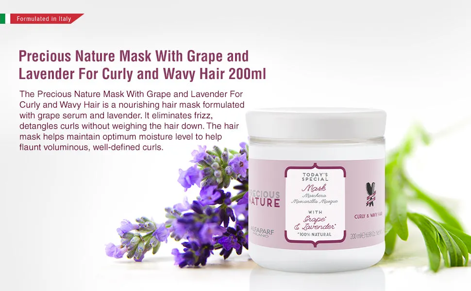 Alfaparf Milano Precious Nature Mask With Grape And Lavender 200ml / 500ml