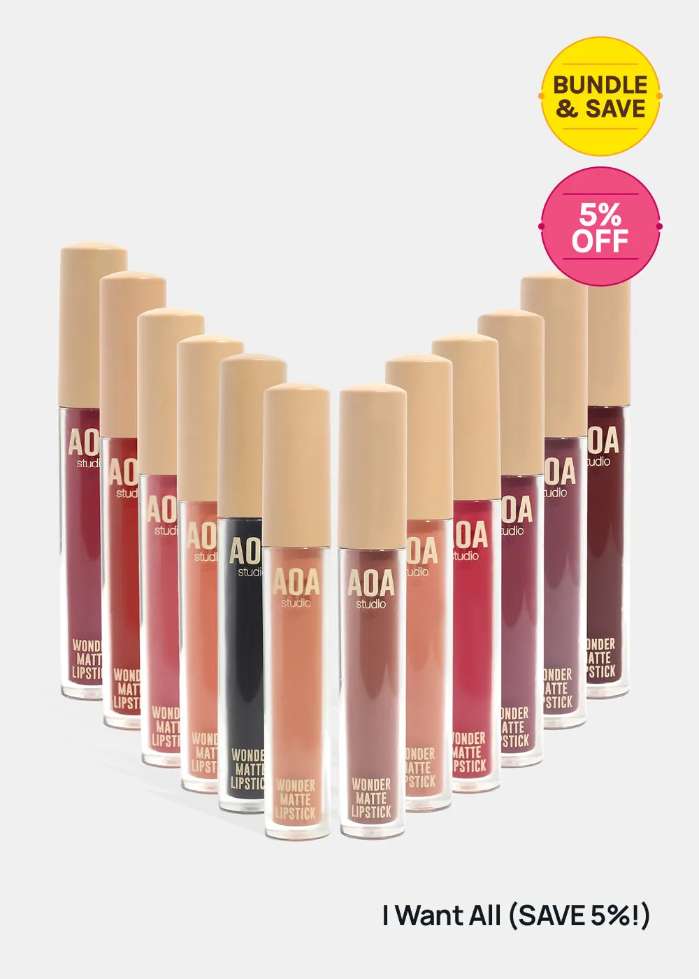 AOA Wonder Matte Liquid Lipsticks