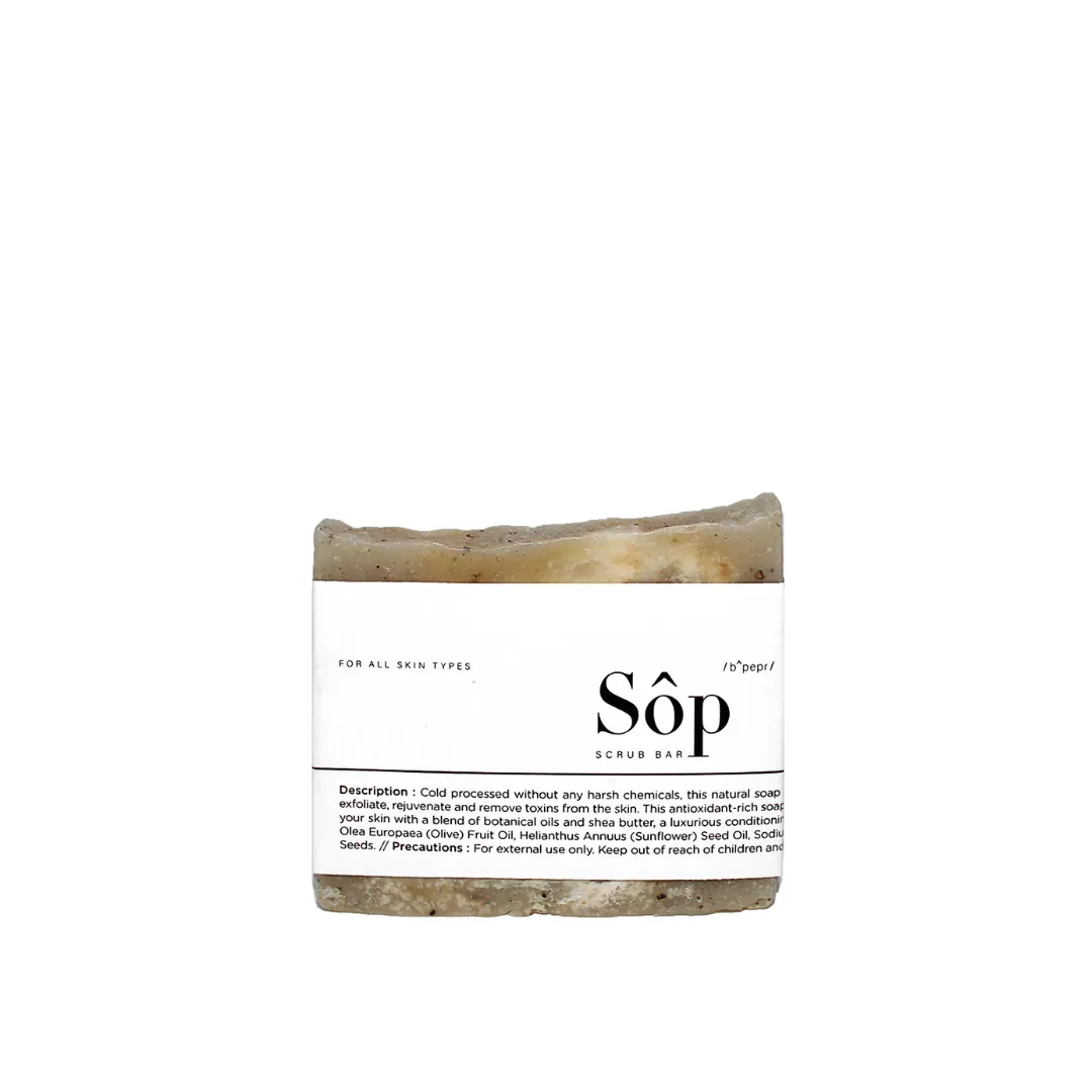 Atelier Beautanique Sop Black Pepper Scrub Bar