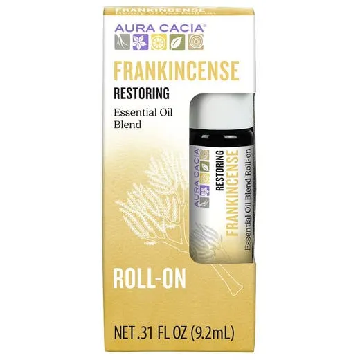 Aura Cacia Oil Frankincense Essential Oil Roll-On 0.31oz