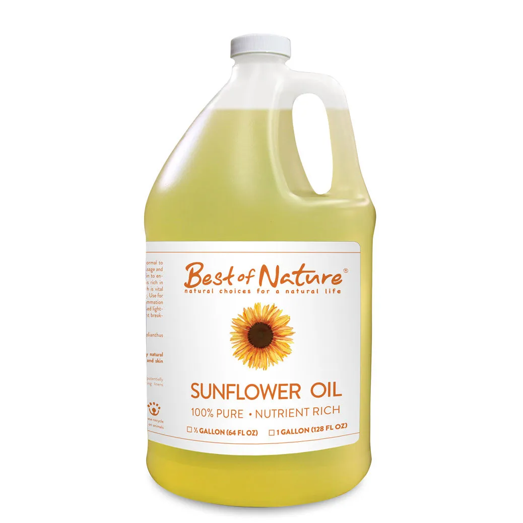 Best of Nature Sunflower Massage & Body Oil - 100% Pure