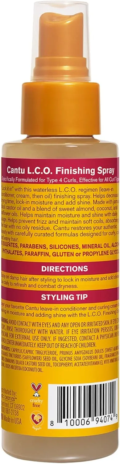 Cantu Jamaican Black Castor Oil Finishing Spray 118ml