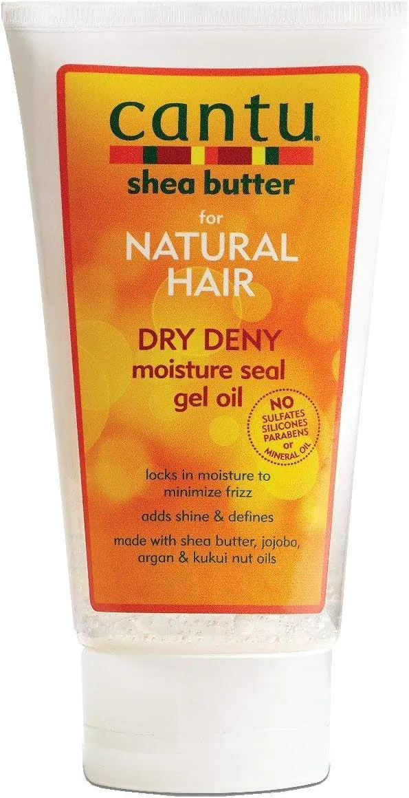 Cantu Shea Butter Natural Hair Dry Deny Moisture Seal Gel Oil 142g