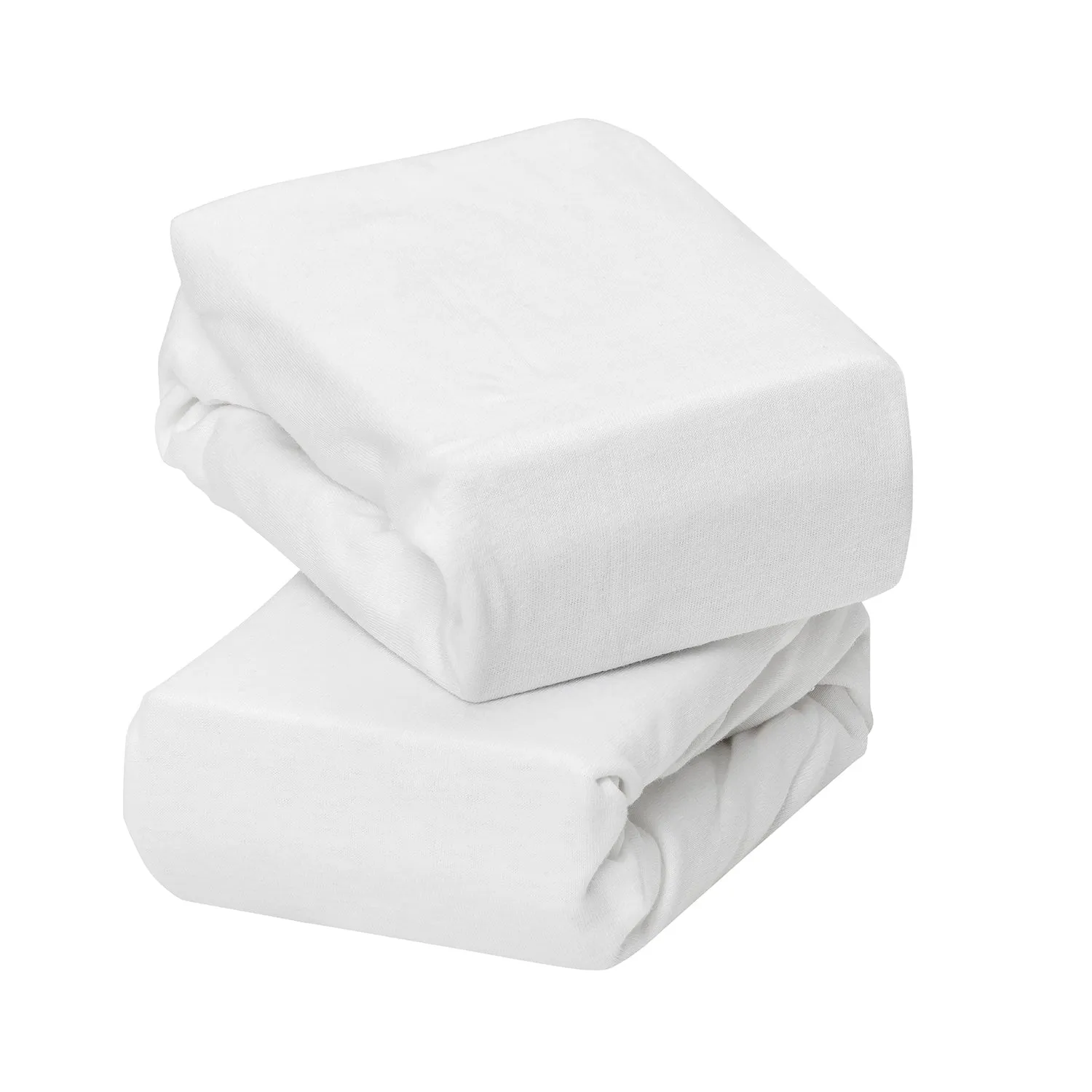 Clevamama Cotton Sheets White 2 Pack