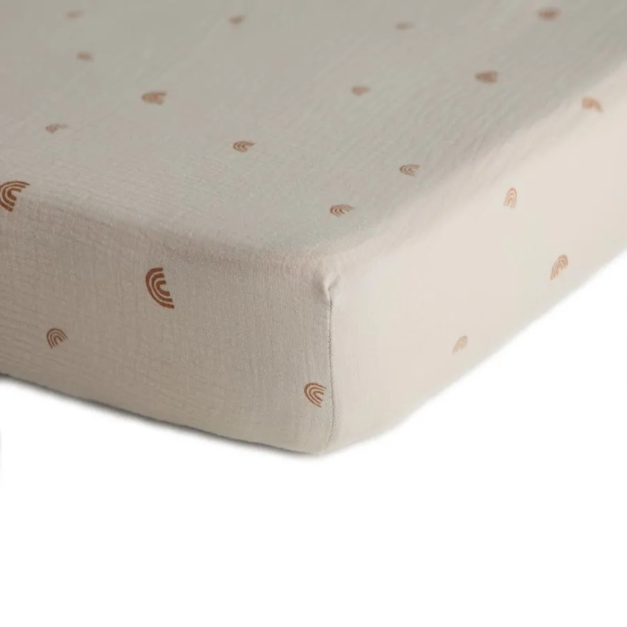 Cotton Muslin Crib Sheet