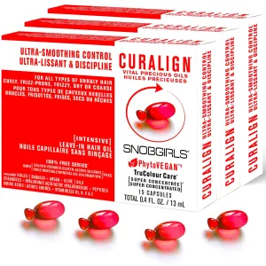 CURALIGN Vegan Hair Oil for Ultra-Smoothing Control - 45 Capsules