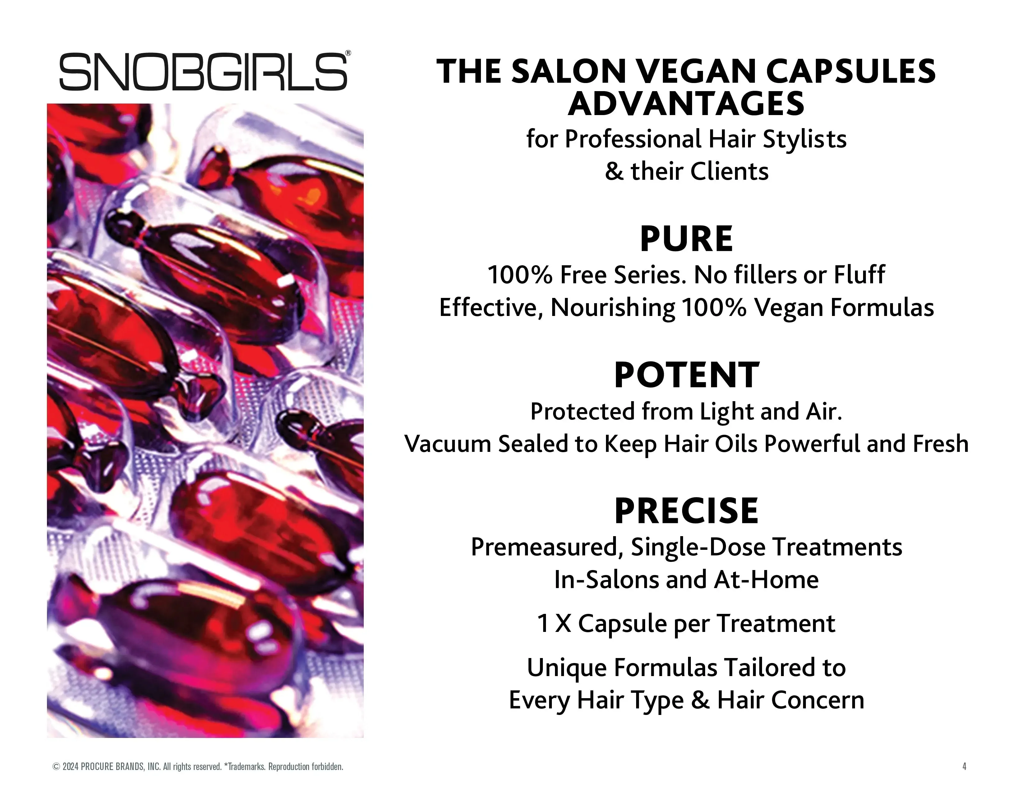 CURALIGN Vegan Hair Oil for Ultra-Smoothing Control - 45 Capsules