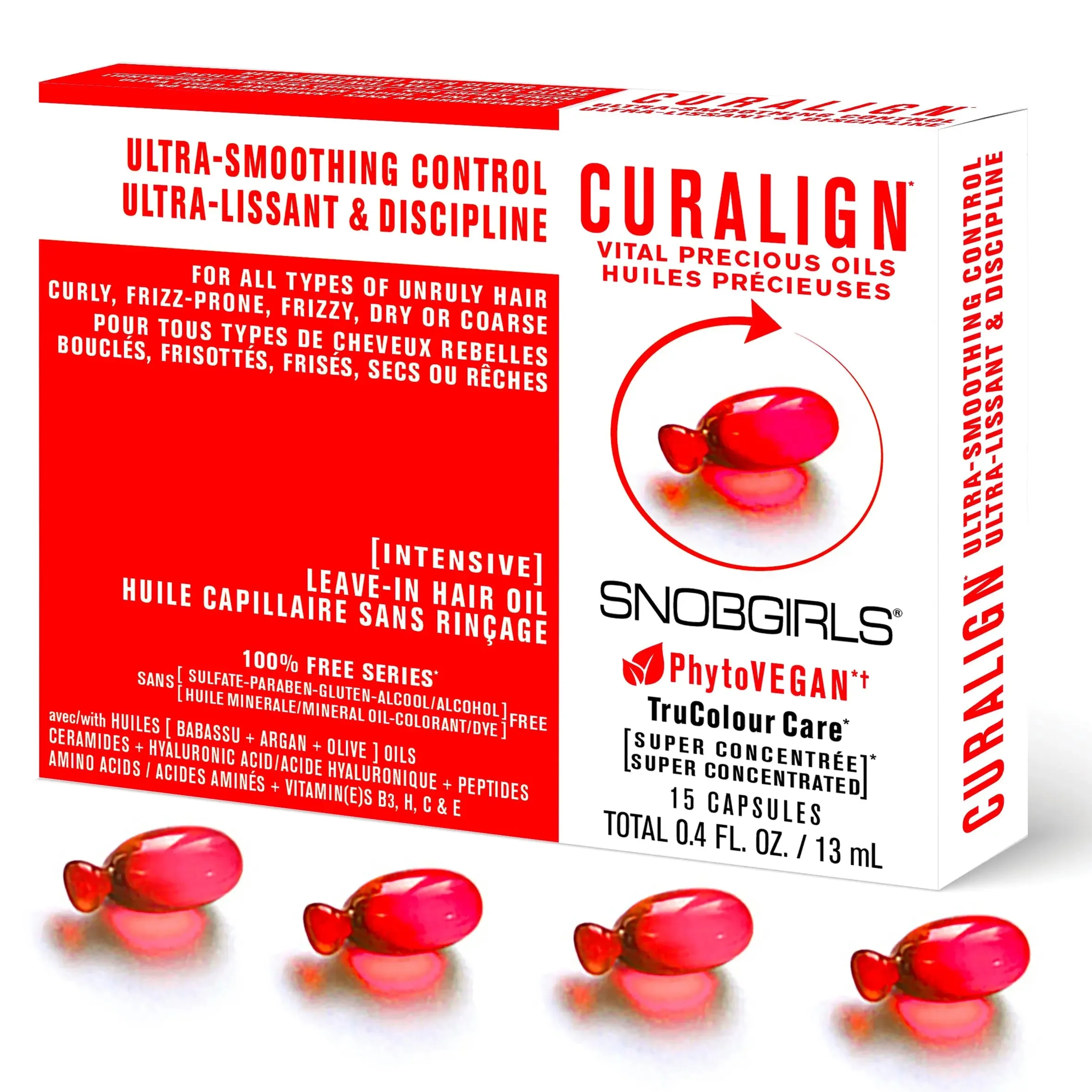 CURALIGN Vegan Hair Oil for Ultra-Smoothing Control