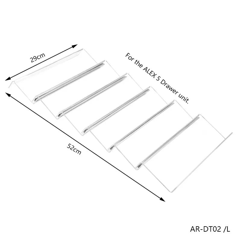 Customizable Acrylic Drawer Display Tray for ALEX 5 and 9 Units