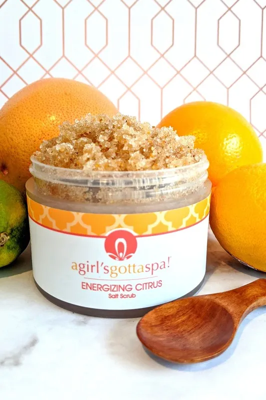 Energizing Citrus Dead Sea Salt Body Scrub