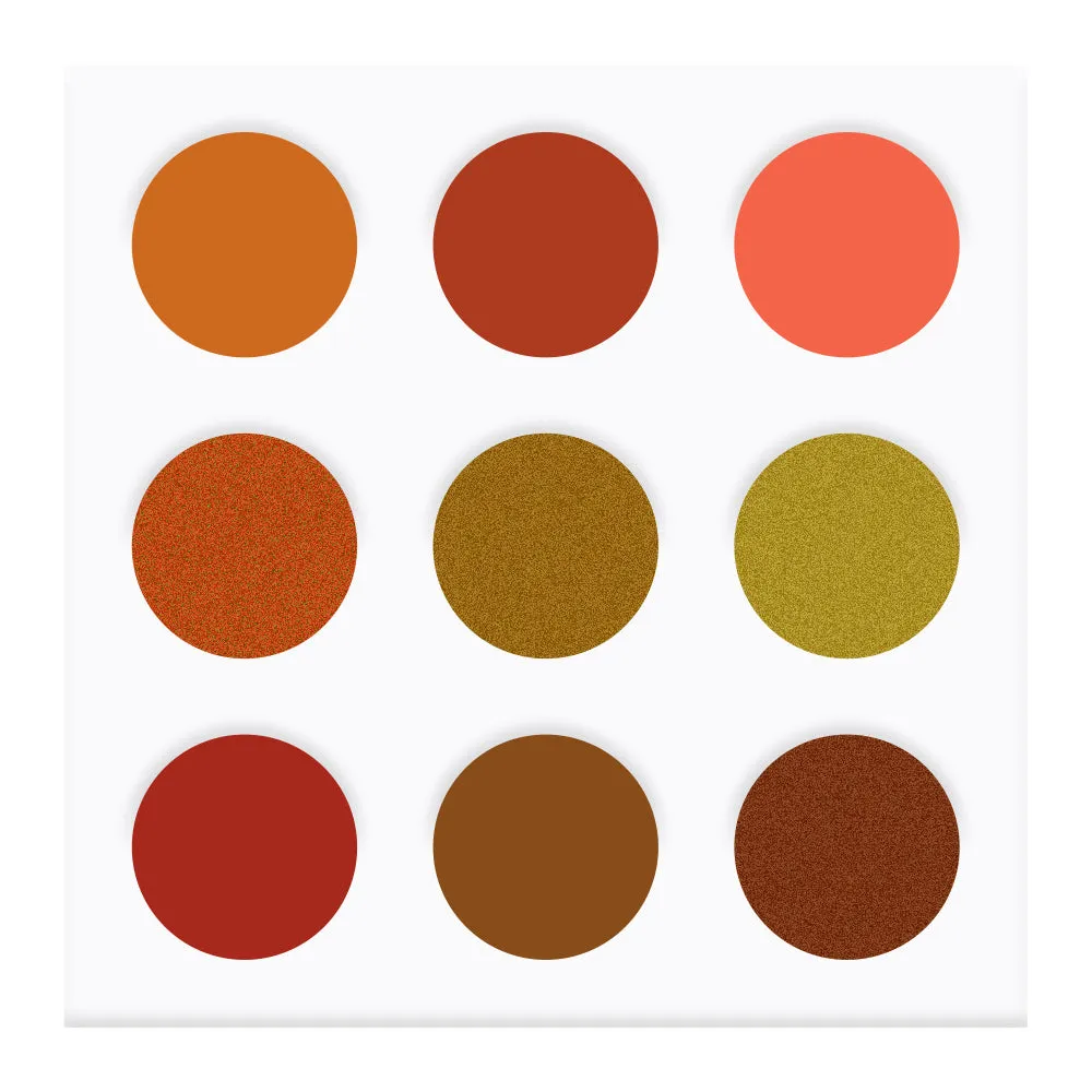 EYECONIQ 9pc eyeshadow palette 20.0g ORANGE