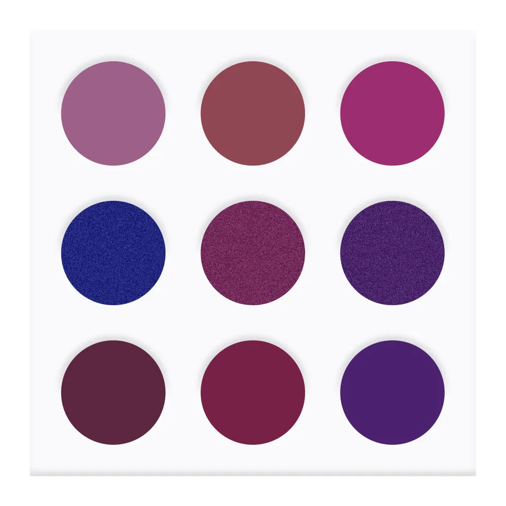 EYECONIQ 9pc eyeshadow palette 20.0g PURPLE