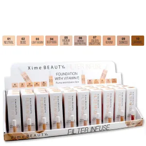 Filter Infuse Foundation With Vitamin E - 10 Shades Assorted (30 units)