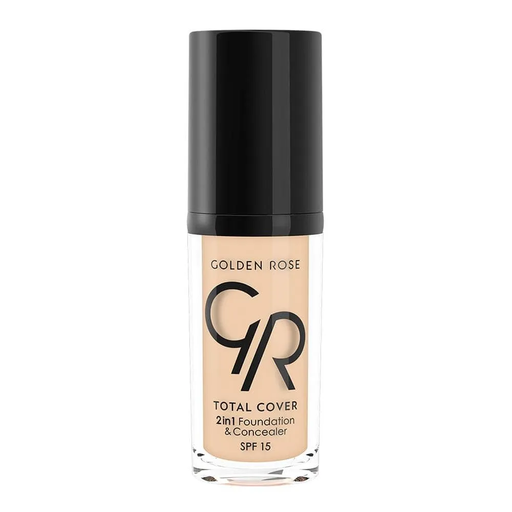 Golden Rose MINI TOTAL COVER 2IN1 FOUNDATION & CONCEALER (MINI)