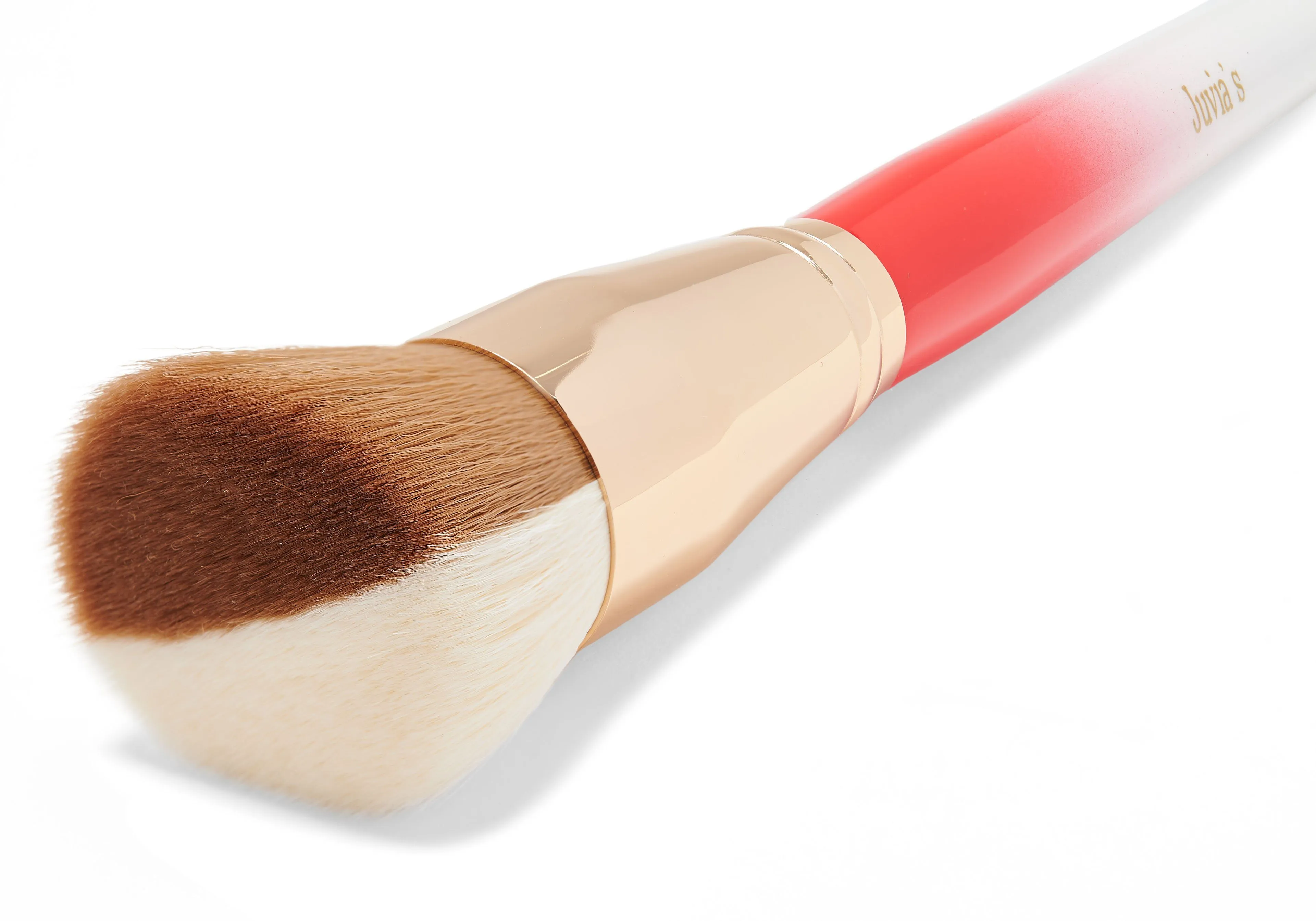 I Am Magic Flat Top Foundation Brush- Peach and White