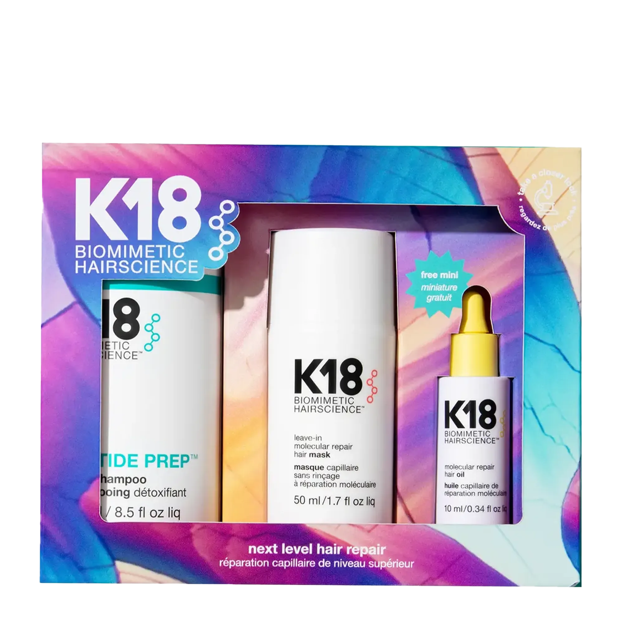 K18 Next Level Hair Repair Trio Gift Pack