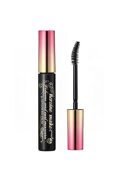 KISSME Heroine Make Volume and Curl Mascara Advanced Film - Black, Brown