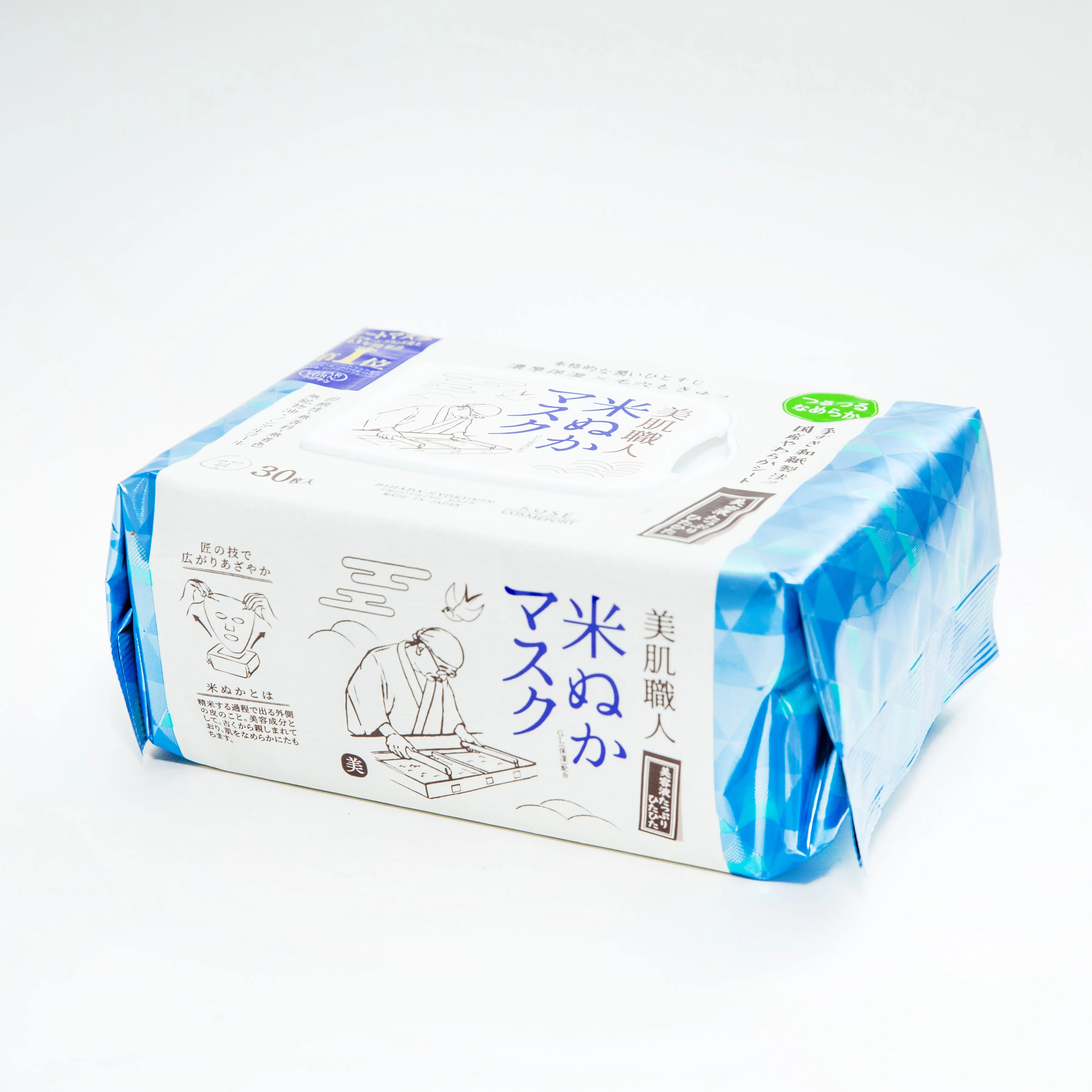 Kose Bihada Syokunin Rice Bran Sheet Masks (30 Sheets)