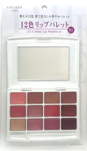 LJ 12 Colors Lip Palette 01