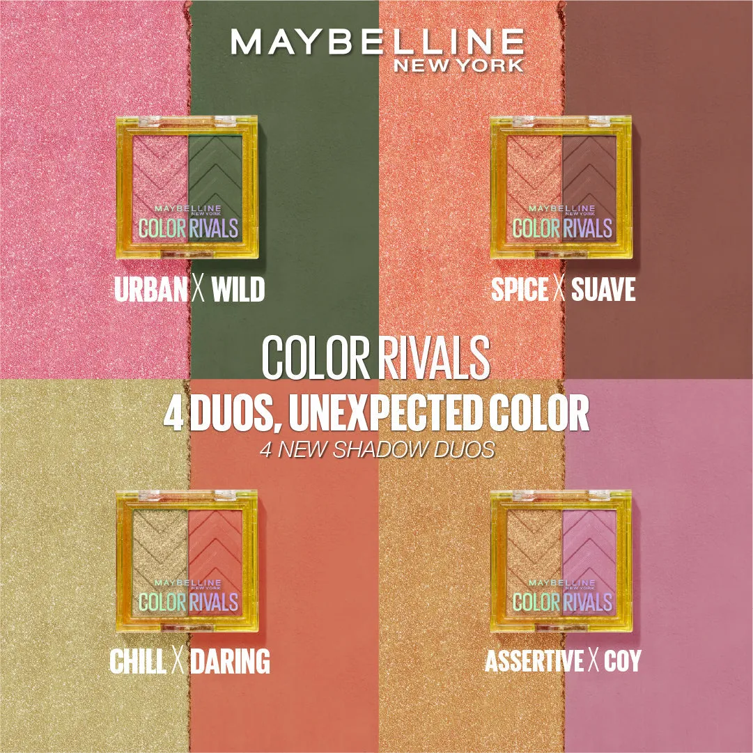 Maybelline New York Color Rivals Eyeshadows Assertive X Coy