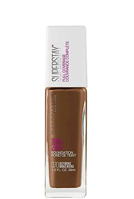 MAYBELLINE - Super Stay Full Coverage Liquid Foundation Deep Bronze - 1 fl oz (30 ml)