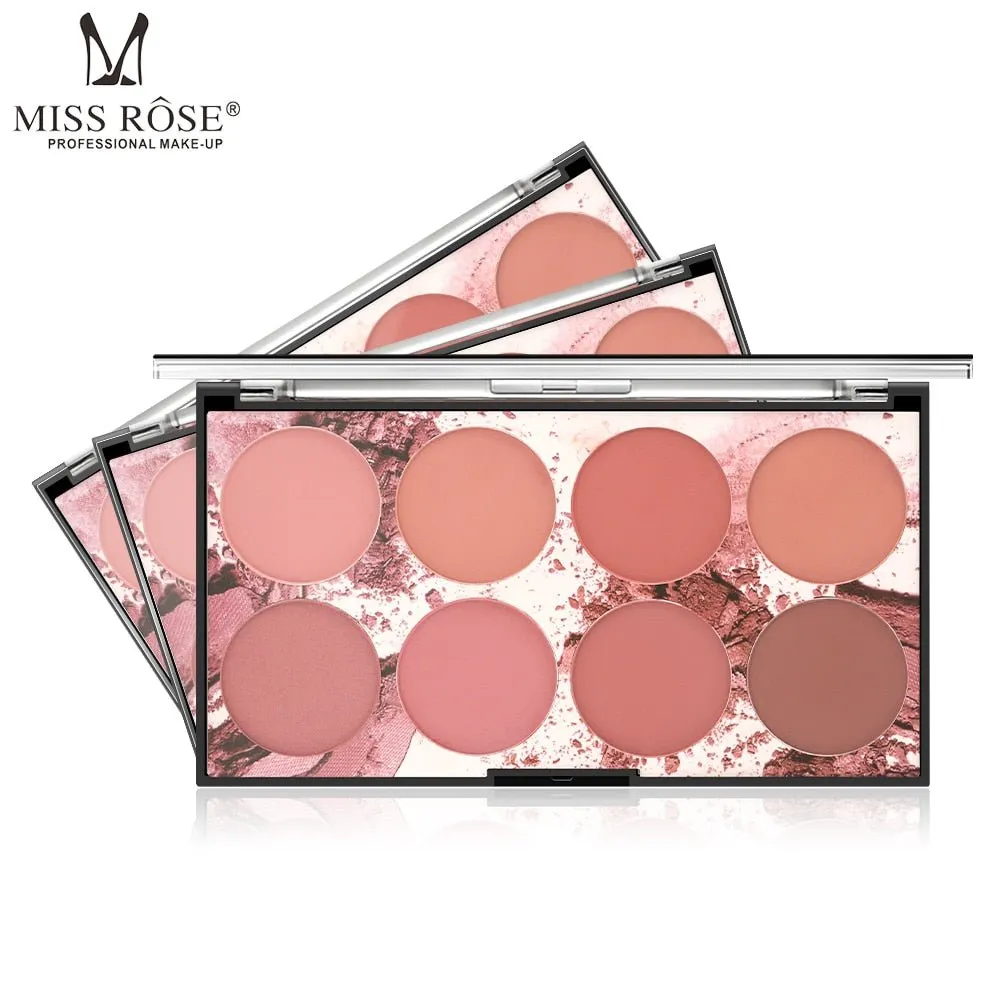 Miss Rose 8 Color Blush Palette