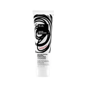 New - IGK Good Behavior Spirulina Protein Smoothing Blowout Heat Protector - 4.5oz - Ulta Beauty