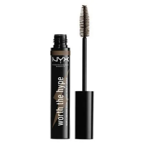 NYX - Worth The Hype Volumizing & Lengthening Mascara Brownish Black - 0.23 fl oz (6.8 ml)