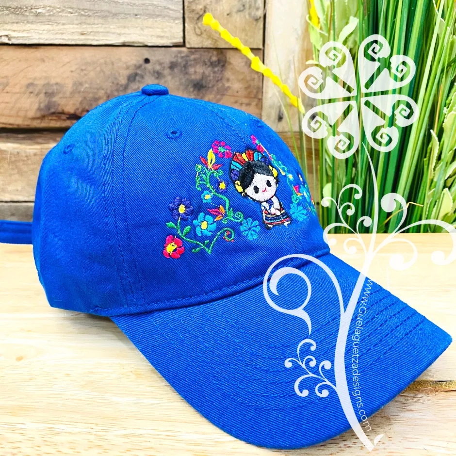 Otomi Doll Embroider Cap