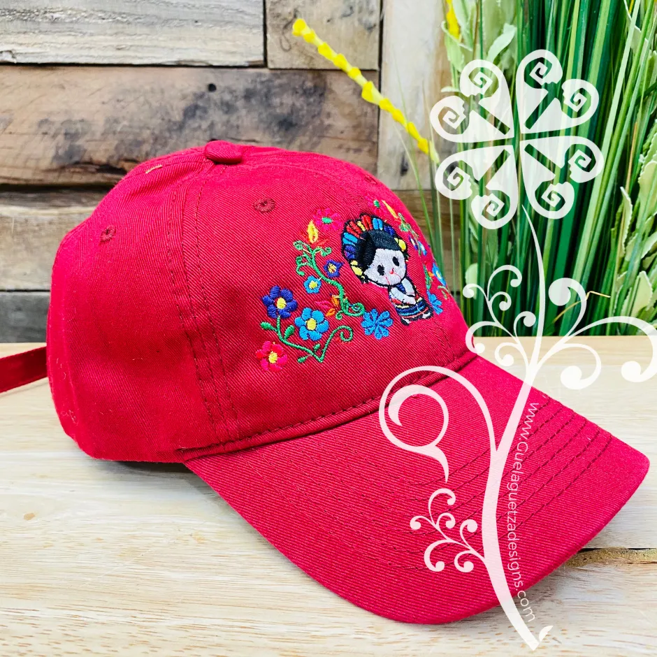 Otomi Doll Embroider Cap