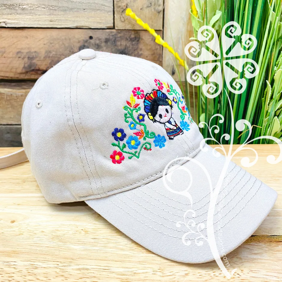 Otomi Doll Embroider Cap