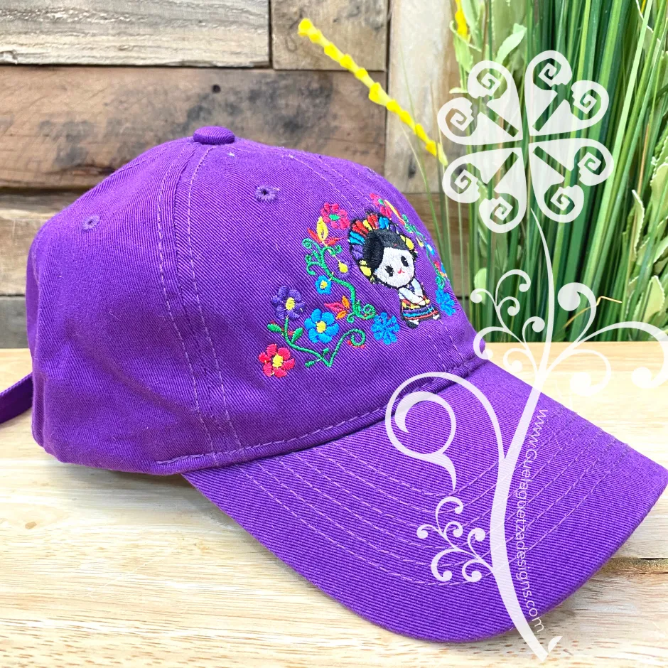 Otomi Doll Embroider Cap