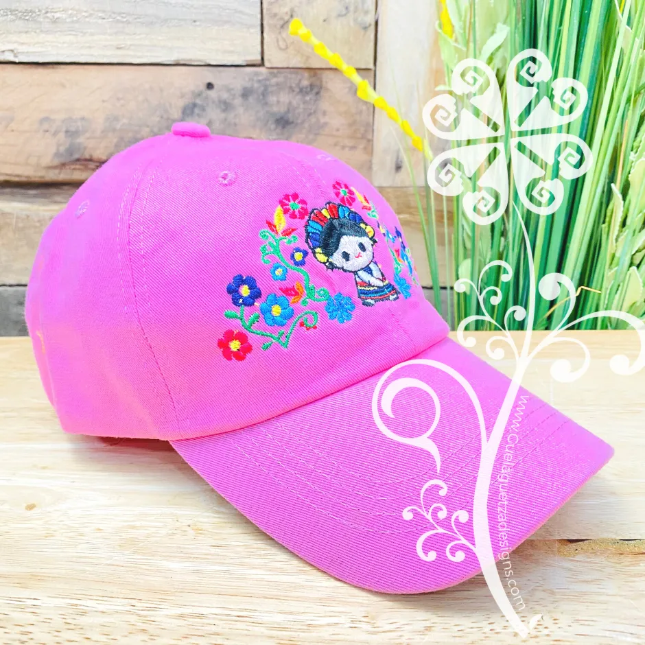 Otomi Doll Embroider Cap