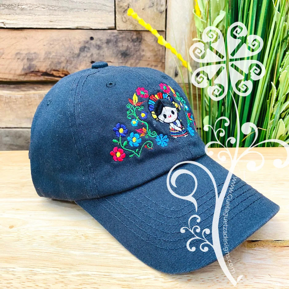 Otomi Doll Embroider Cap