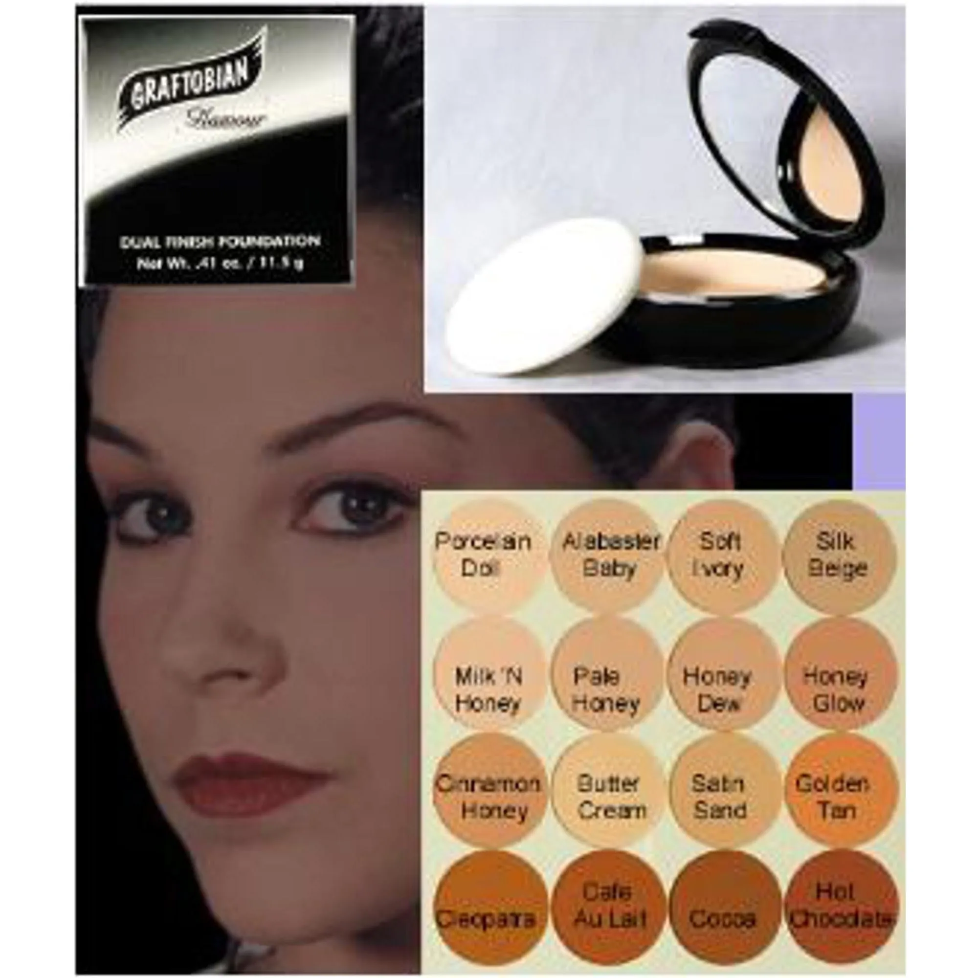 "Cleopatra Dual Finish Foundation"