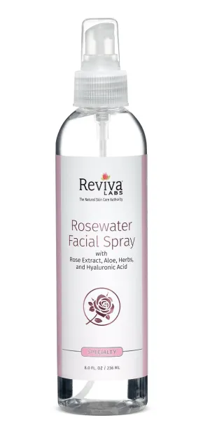 REVIVA - Rosewater Facial Spray - 8 fl. oz. (236 ml)