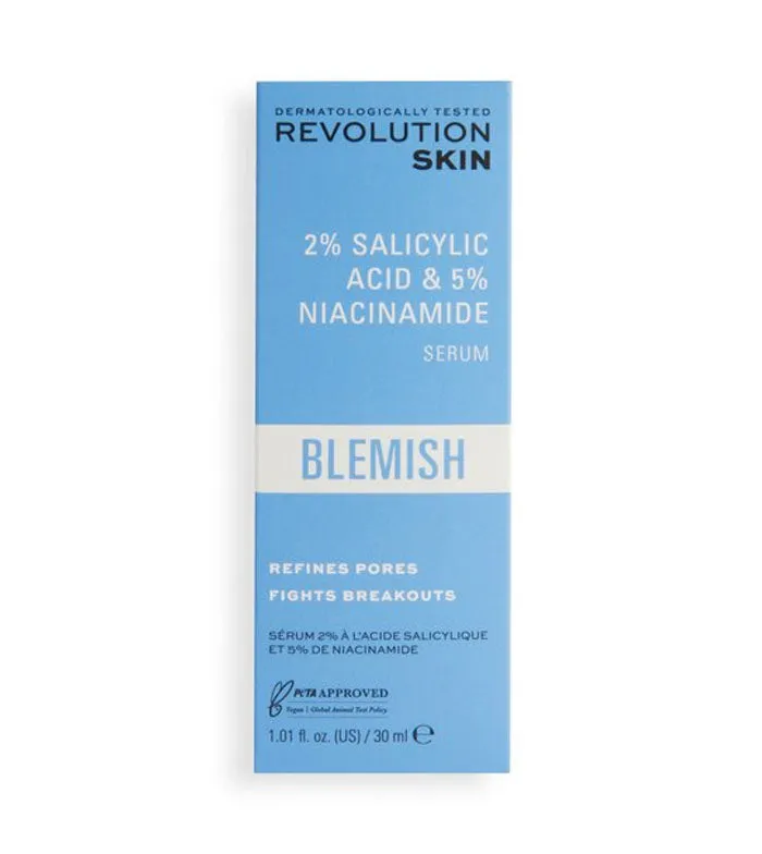 Revolution Skincare - Sérum cido Salicílico y Niacinamida Blemish