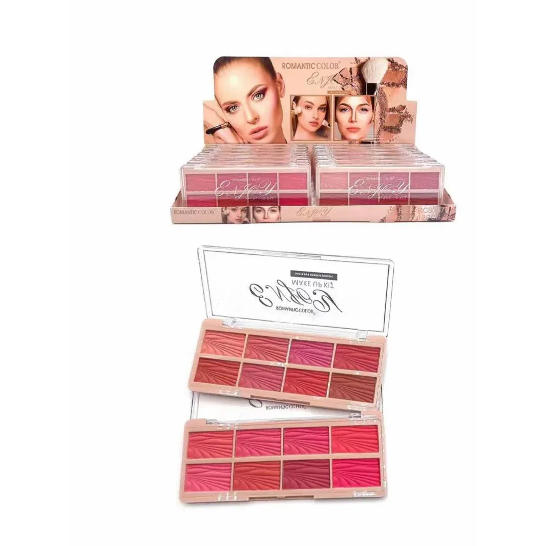 Romantic Color 8 Color Eyeshadow And Blush On Palette