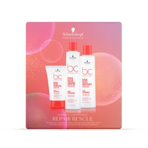 Schwarzkopf Professional BC Clean Repair Rescue Trio Pack