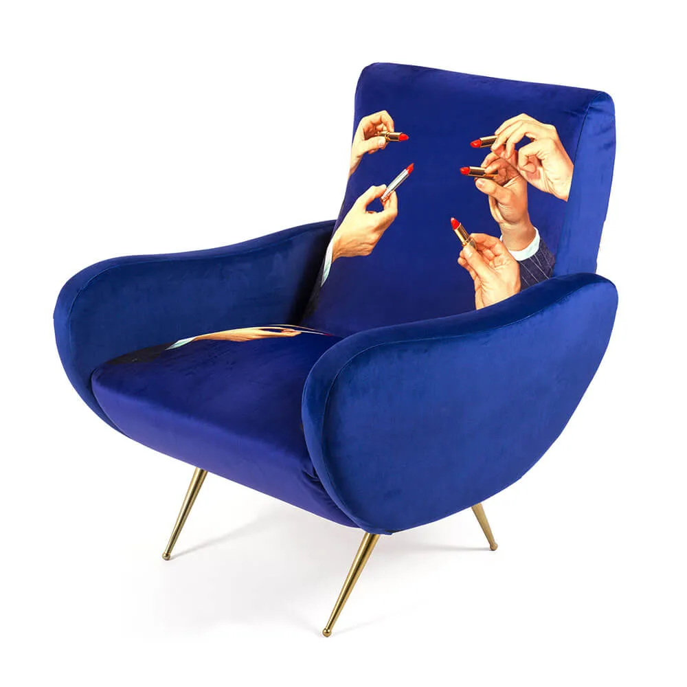 Seletti Toiletpaper Armchair Lipsticks