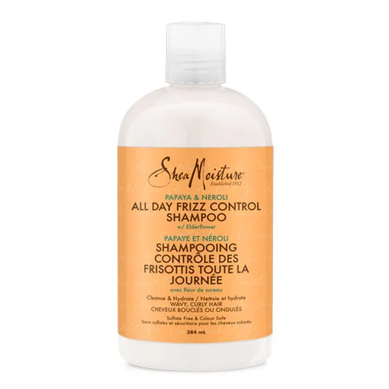 SHEA MOISTURE PAPAYA & NEROLI ALL DAY FRIZZ CONTROL SHAMPOO 384 ML