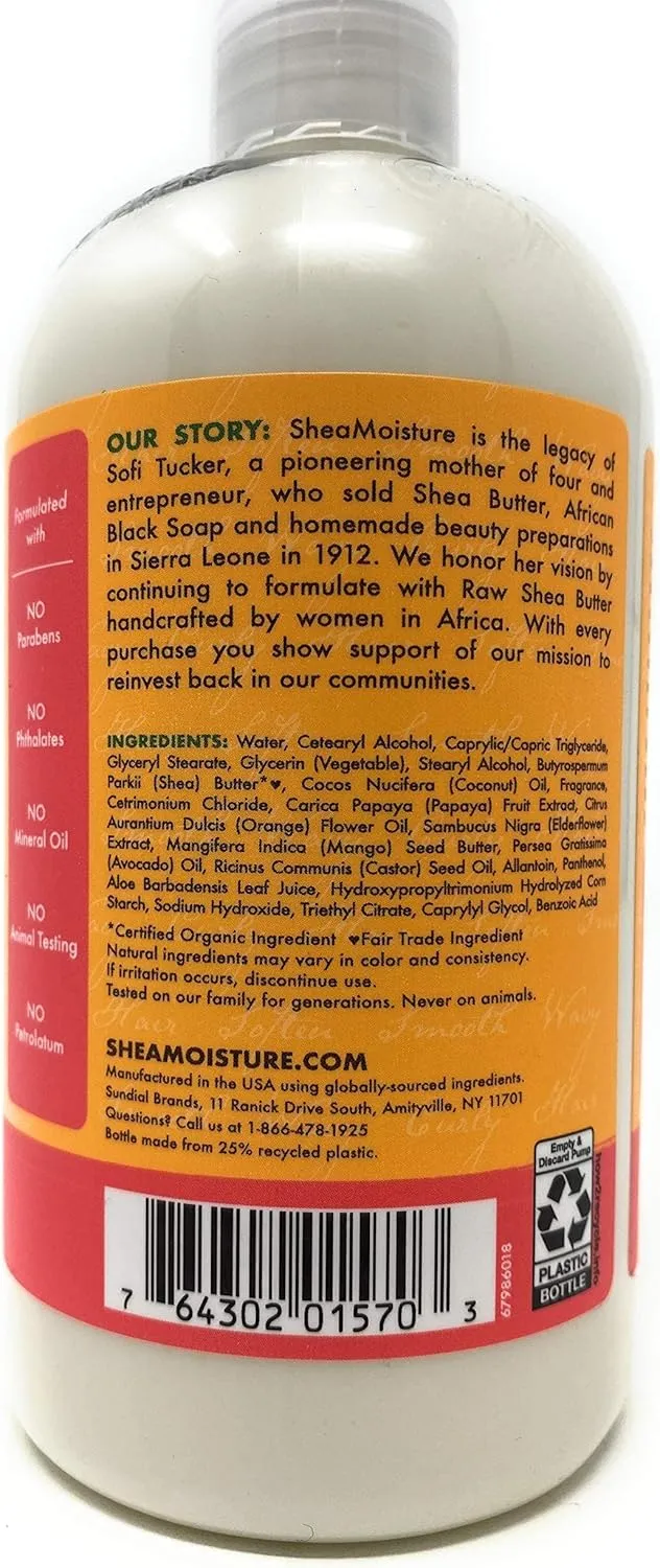 Shea Moisture Papaya And Neroli All Day Frizz Control Conditioner 384ml