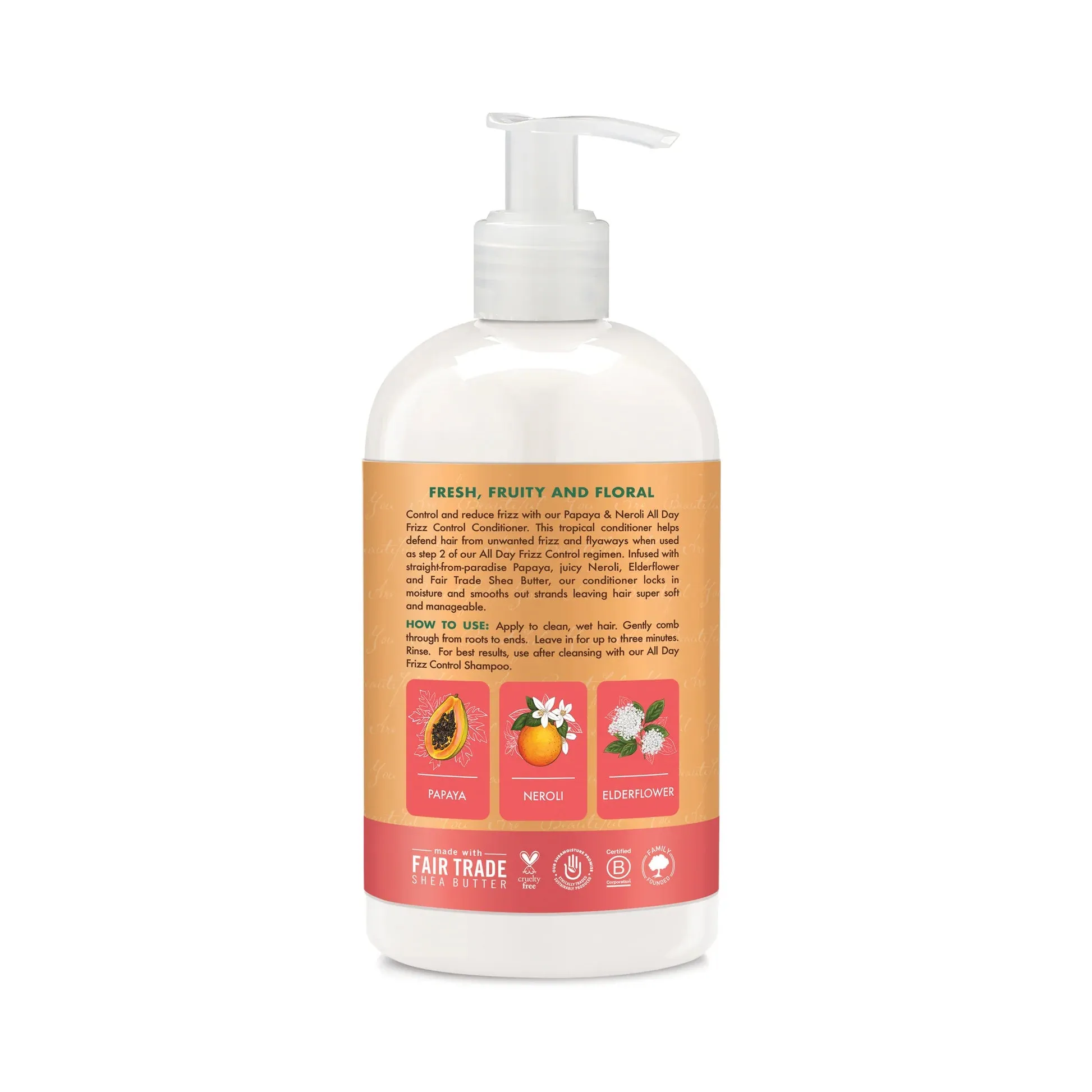 Shea Moisture Papaya And Neroli All Day Frizz Control Conditioner 384ml