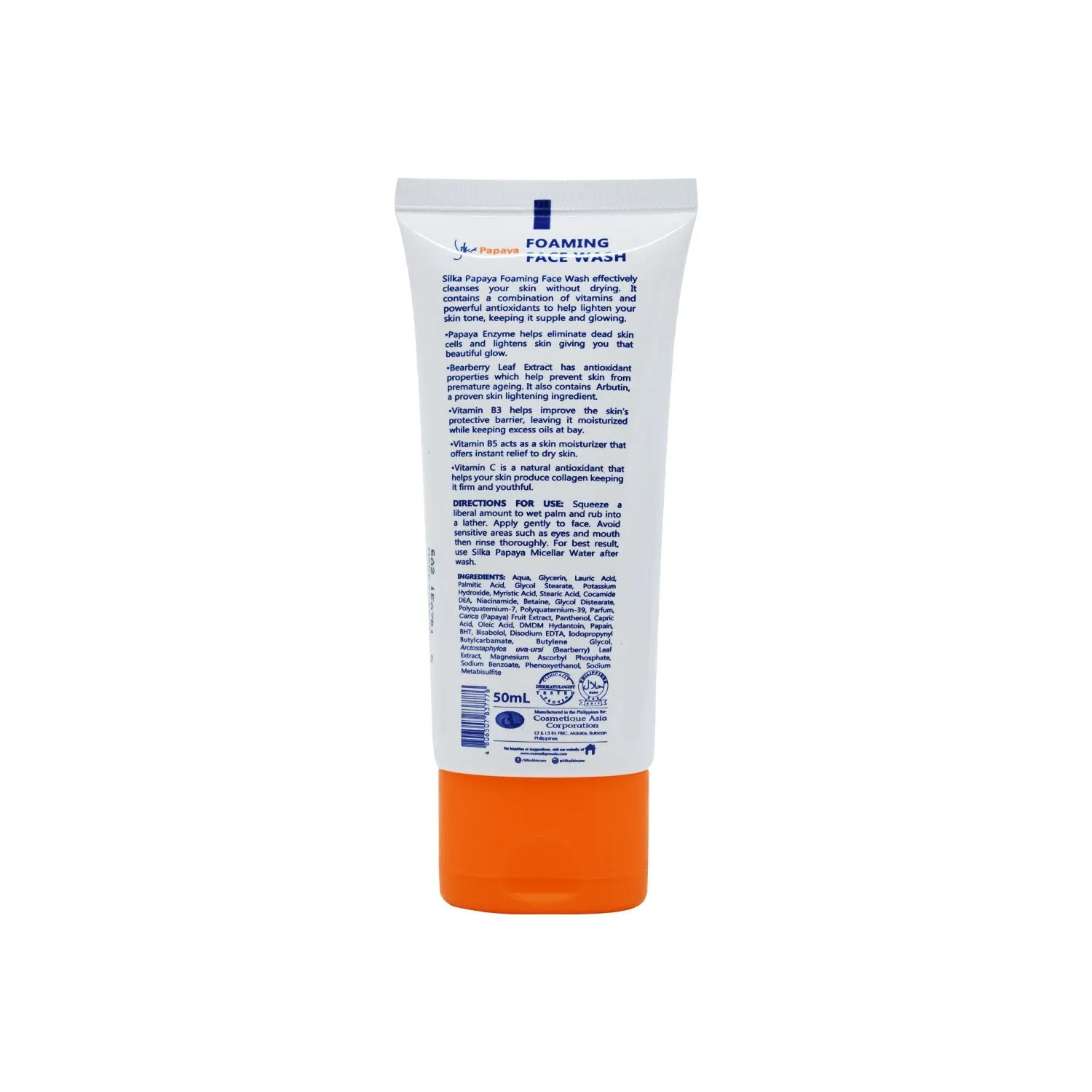 Silka Papaya Foaming Face Wash 50ml