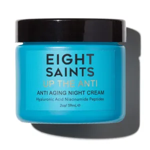 Skin Care up the anti Night Cream Face Moisturizer to Reduce Fine Lines and Wrinkles, Natural and Organic anti Aging Cream for Face & Neck with Niacinamide and Hyaluronic Acid, 2 Ounces