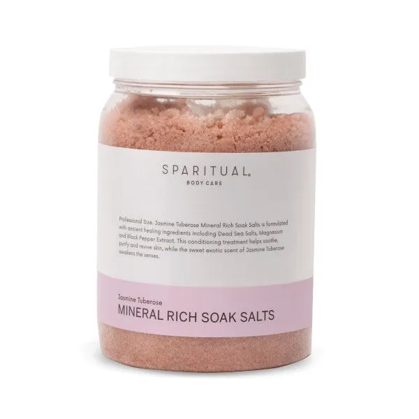 Sparitual Jasmine Tuberose Mineral Rich Soak Salts 1892ML