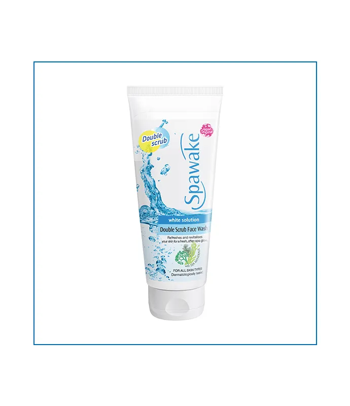 Spawake White Solution Double Scrub Face Wash