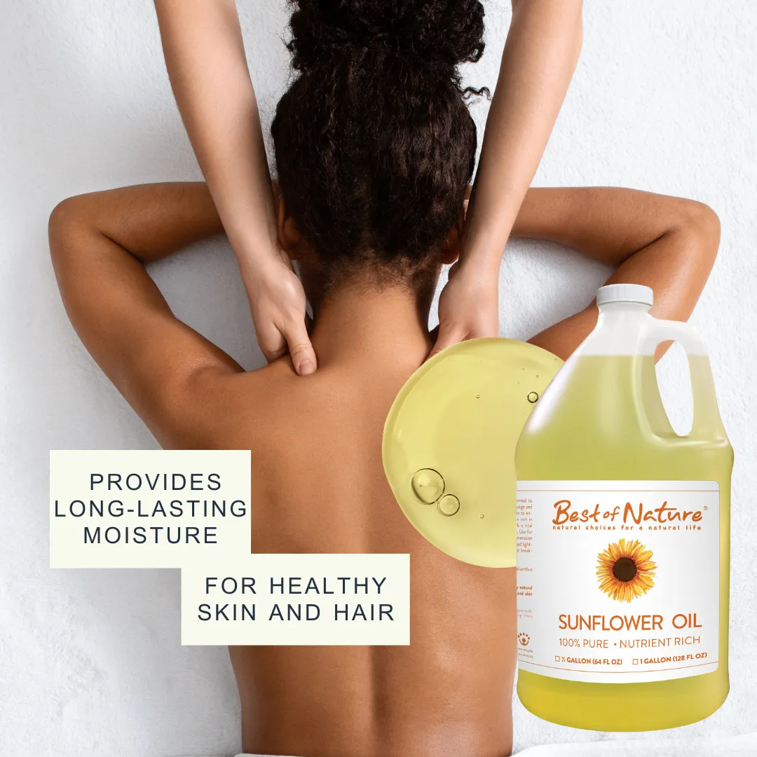 Sunflower Massage & Body Oil - 100% Pure