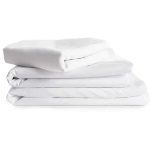 T200 Percale Fitted Bed Sheets -Twin-Queen-King